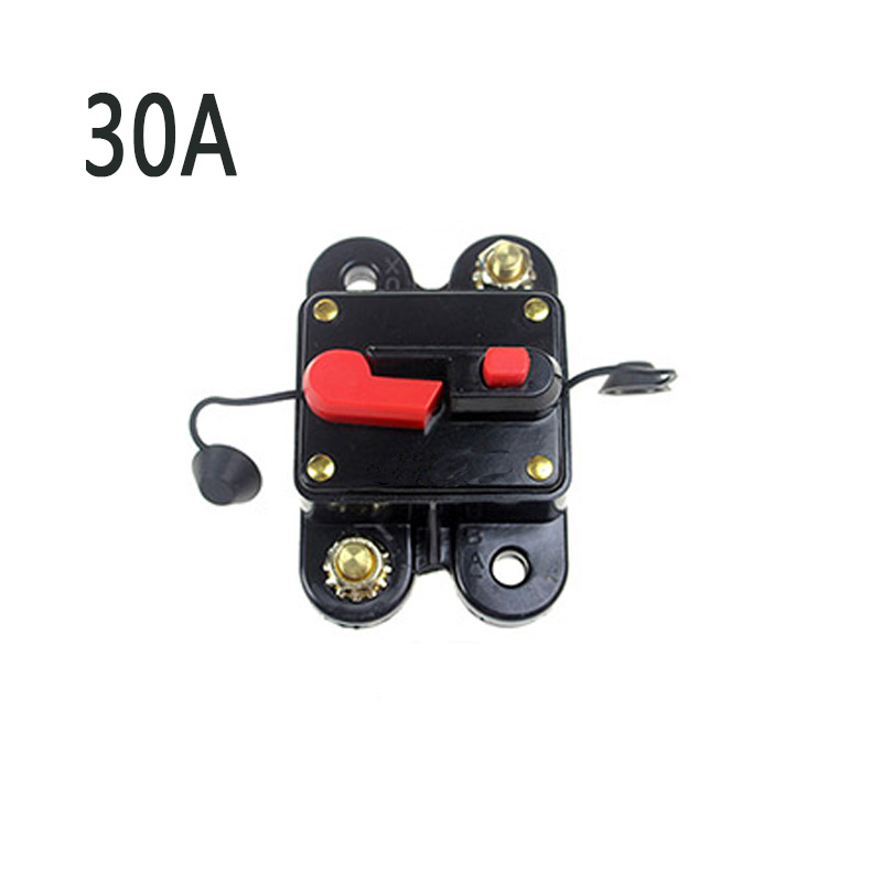 DC 42V 50A 60A 80A 100A 150A 200A 250A Auto Solar System Circuit Breaker Auto Meeres Stereo Audio Reset sicherung Halter Inverter: Armee Grün