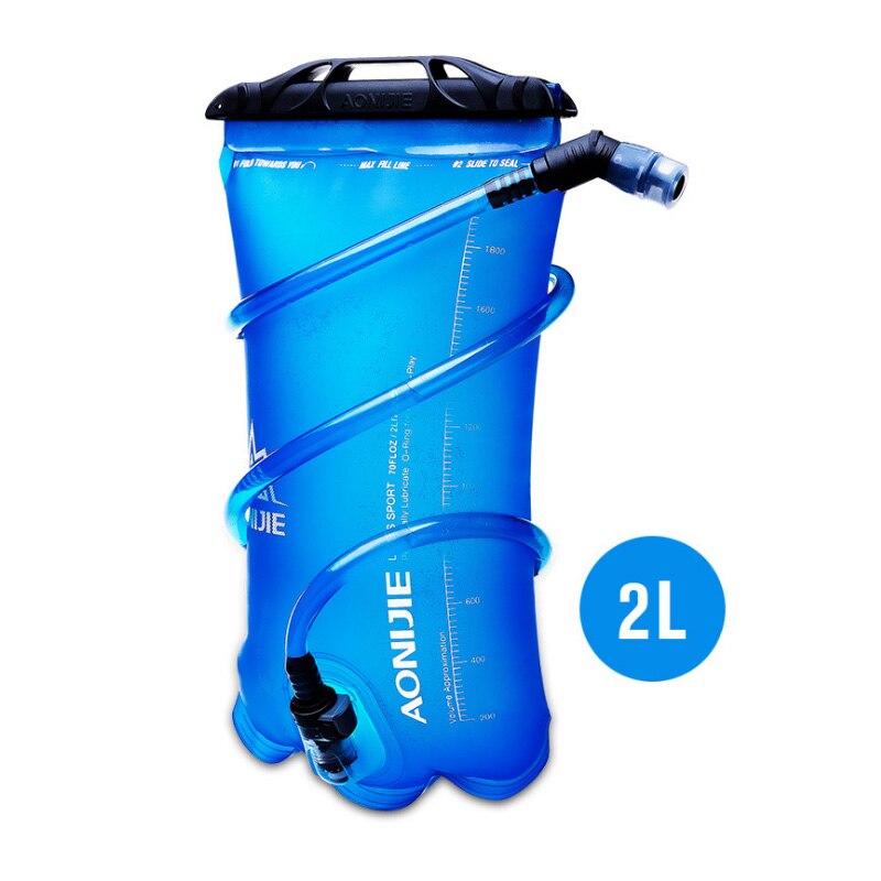 Aonijie SD16 1.5L/2L/3L Zachte Reservoir Waterzak Water Bag Hydratatie Pack Drinken Running Fietsen Marathon Voor rugzak: 2 L