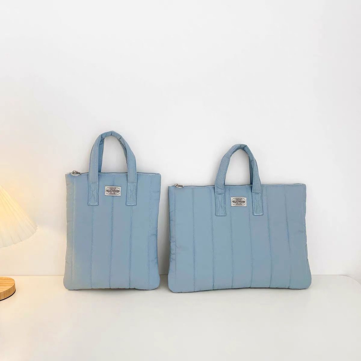 Bolsa fofa para laptop à prova de choque 11 13 14 15 polegadas bolsa para notebook grande capacidade respirável para Ipad/Macbook/Xiaomi/Lenovo: 12" / CÉU AZUL