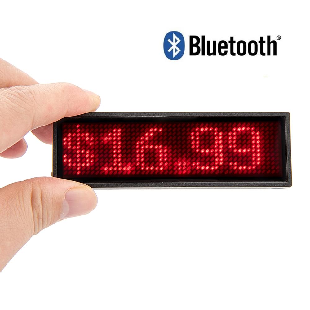 Bluetooth ledet navneskilt gjenbrukbar prislapp restaurant butikk utstilling nattklubb hotell digital velkomstskilting