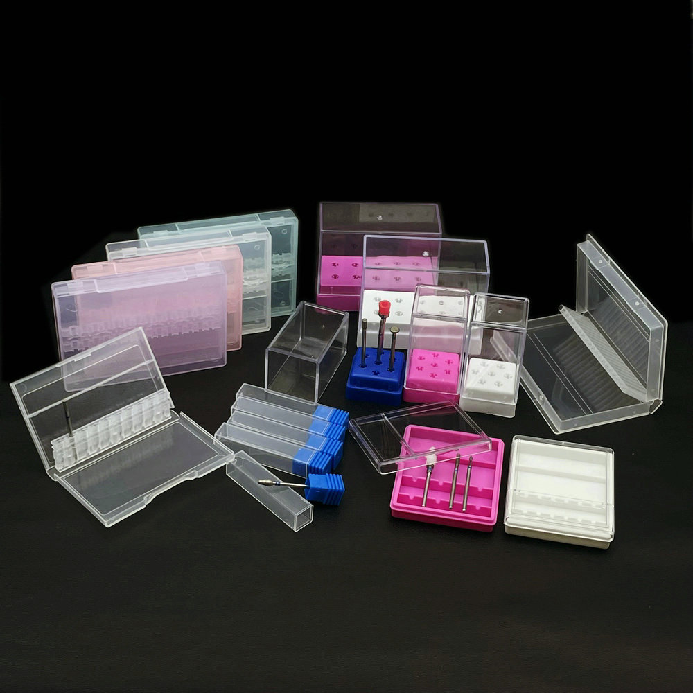 10/20/30 Slots Clear Storage Box For Nail Drill Bi... – Grandado