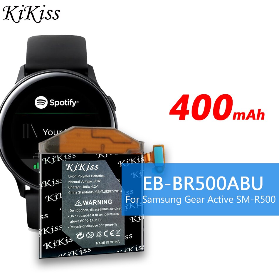 Batterij EB-BR500ABU EB-BR720ABE Voor Samsung Galaxy Horloge Actieve SM-R500 / S2 SM-R720 R732 / S SM-R750 Horloge Batterij 400Mah