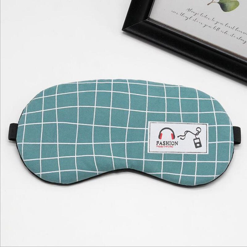 Sleeping Mask Natural Sleeping Eye Mask Eyeshade Cover Shade Eye Patch Travel Relax Sleeping Women Men Soft Blindfold Eyepatch: 5