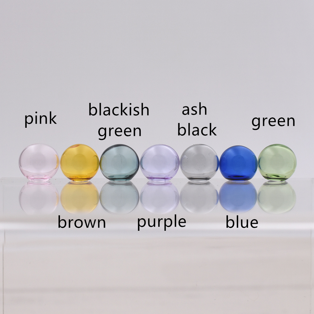 10 Stück 8–16 mm hohle Farbe Glaskugel mit See Globus Perlen Kugel Glasflasche Fläschchen Reize Schmuckherstellung Zubehör Erkenntnisse