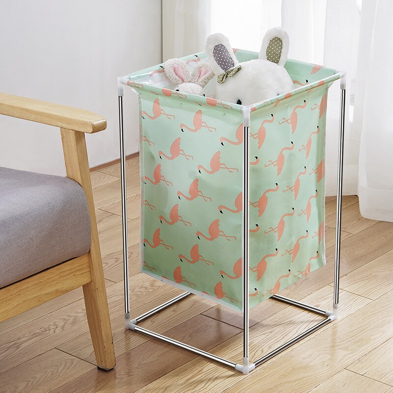 Cesta de lavandería grande para el hogar, caja de almacenamiento de ropa, canasta de almacenamiento de juguetes de dibujos animados, barril de ropa sucia