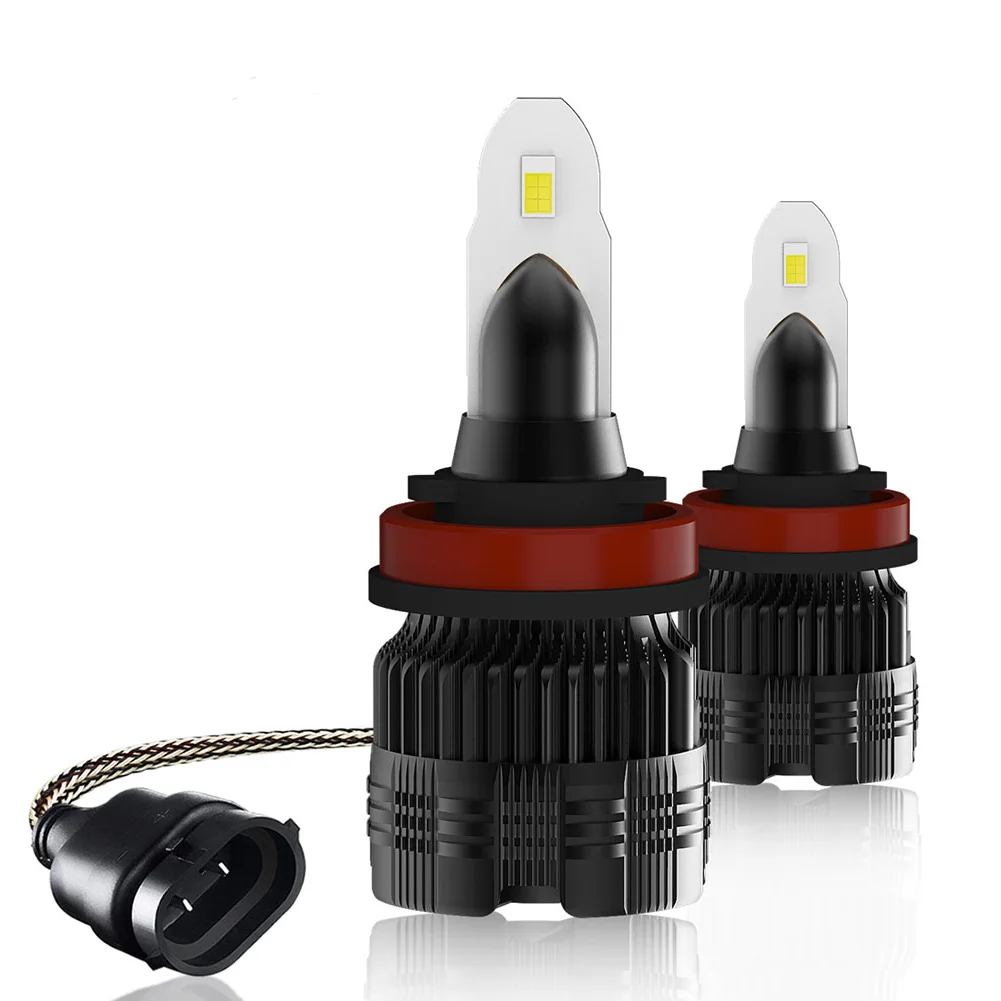 NAO H7 H4 LED Headlight H11 HB4 HB3 H1 H8 H9 9006 9005 W5W 5W5 Car Fog Bulb 6000K White Mini Size 30W 12V Auto Accessories Lamp: Blue / H4/9003/HB2 Hi/Lo