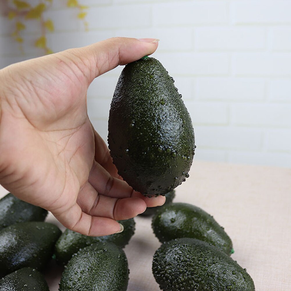 1pcs Kunstmatige Fruit Groenten Avocado 'S Levensechte Nep Fruit Decor Schilderen Fotografie Props Thuis Party Festival Decoratie