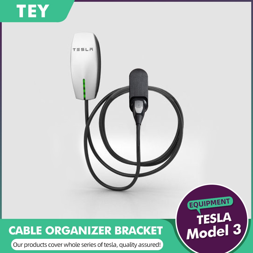 TEY Tesla Charging Cable Organizer Car Wall Connector Charger Bracket Compatible Tesla Model S and Model X and Model 3/Model Y
