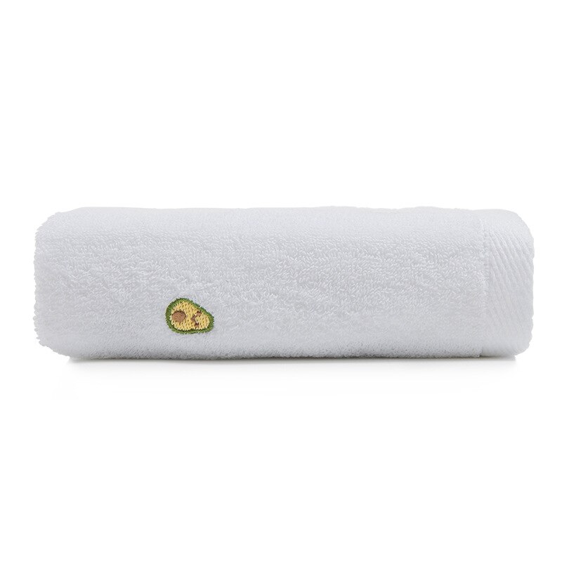 Luxe Badstof Wassen Gezicht Handdoeken Thuis Badhanddoek Voor Volwassen Huishoudtextiel Gereedschap Zachte Absorberende Avocado Jaar Hand handdoek 35x75cm: Avocado White