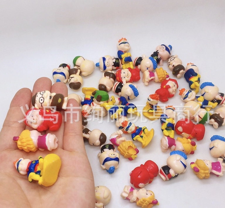 50 Pcs Cute Pig Toy Figures - Novelty Animal Figurines for Kids Birthday Party Decoration