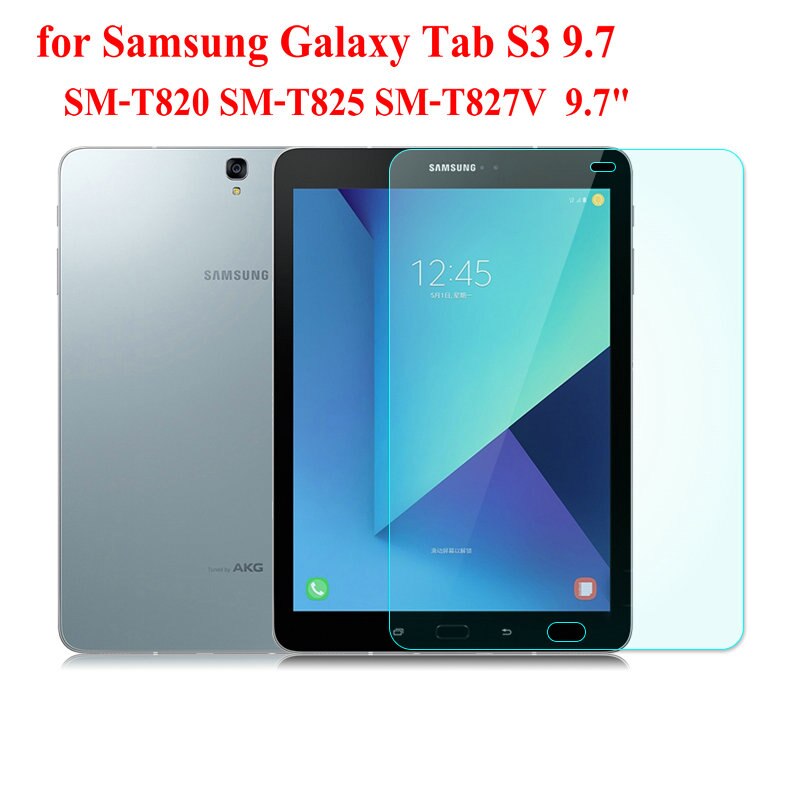 Film de protection d'écran en verre trempé pour samsung galaxy tab  s3 9.7 sm-t820 t825 t827v s2 9.7 t810 t815 s2 8.0 8 t713: Sam  t820 t825