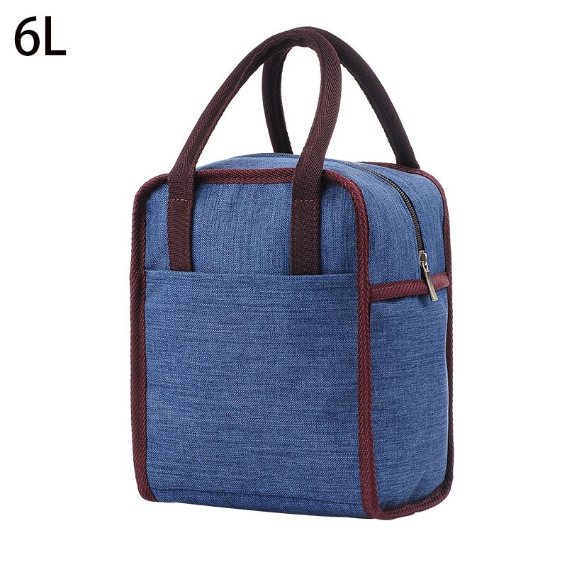 6L Thermal Insulated Bags For Women Kids Tote Picnic Cooler Lunch Bag Cooler Bento Lunch Box Tote Bags