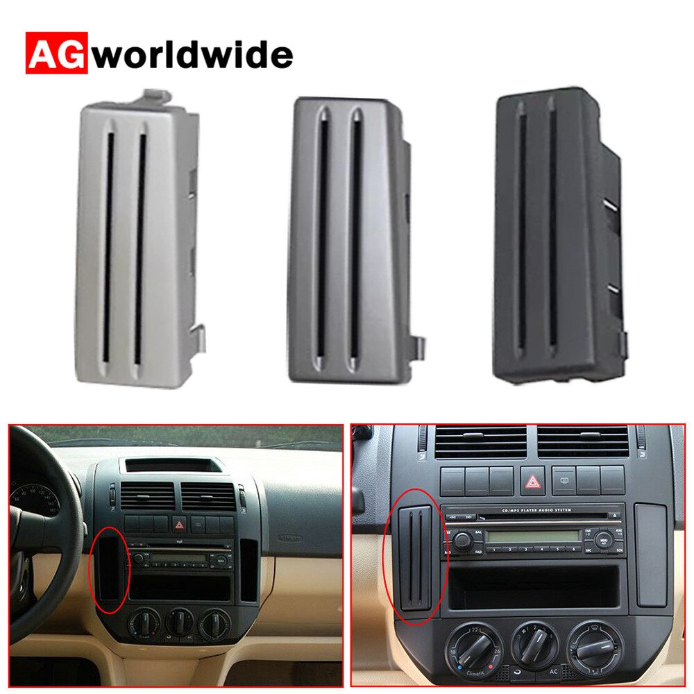 For VW Polo 9N 2005 2006 2007 LHD Black Card Holder Card Slot Coin Slot Central Storage Box 6Q1858373
