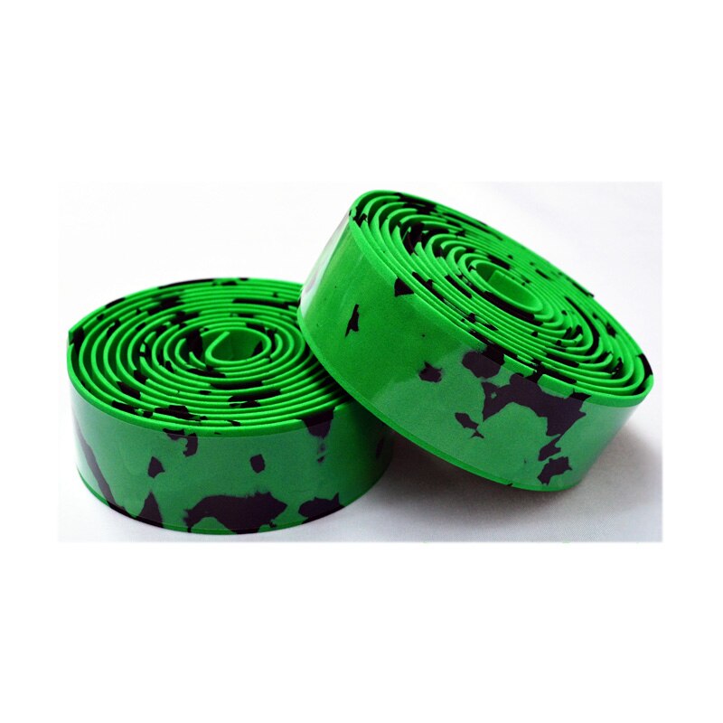 Bandes de guidon de vélo de couleur Bianchi rouge rose vert bleu jaune blanc ruban de barre de vélo: dark green