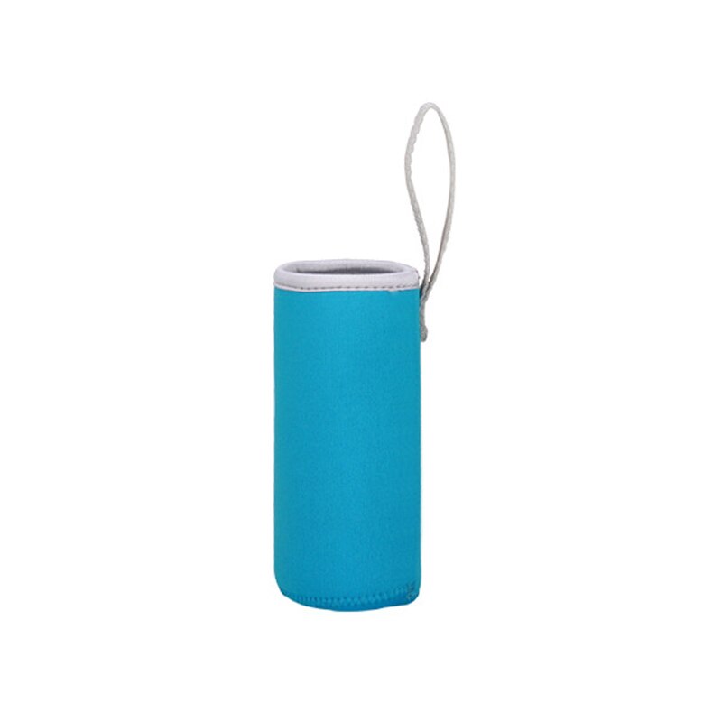 Sport Water Fles Cover Neopreen Isolator Sleeve Bag Case Voor 550Ml Draagbare Vacuüm Cup Set Sport Camping Accessoires: Blue