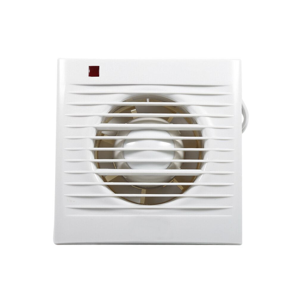 Ventilador De Escape De 4 Pulgadas Para Pared O Ventana - 12W, 55 CFM, IP65, Interruptor En Cable - Para Cocina, Baño, Garaje