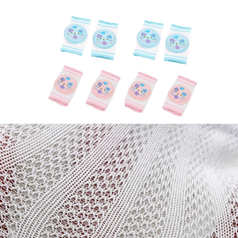 Cute Baby Knee Pads Walking Kneepads for Crawling Memory Foam Pad Cushion Toddler Crawling Knee Pads Cat Style