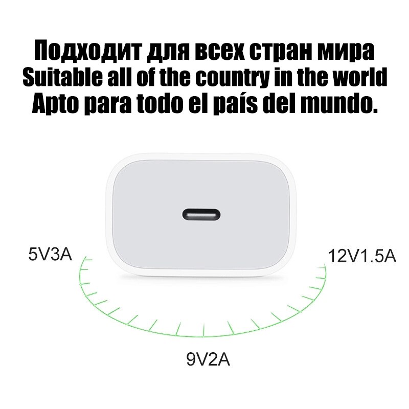 20w Pd Usb C ładowarka dla Iphone 12 Pro Max 11 Xs Xr 8 szybka ładowarka typu C Qc 3.0 dla Xiaomi Huawei Samsung telefon szybkie ładowanie