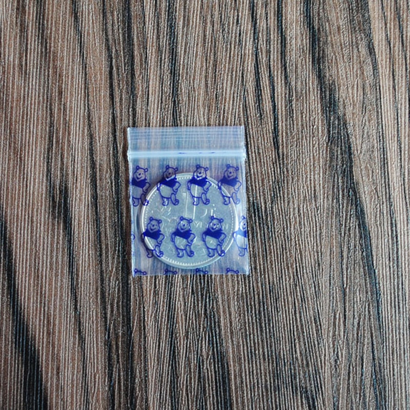 100Pcs Mini Zip lock Bags Cheaper Small Plastic Zipper Bag Ziplock Bag Plastic Packaging Bags Ziplock Pill Packaging Pouches