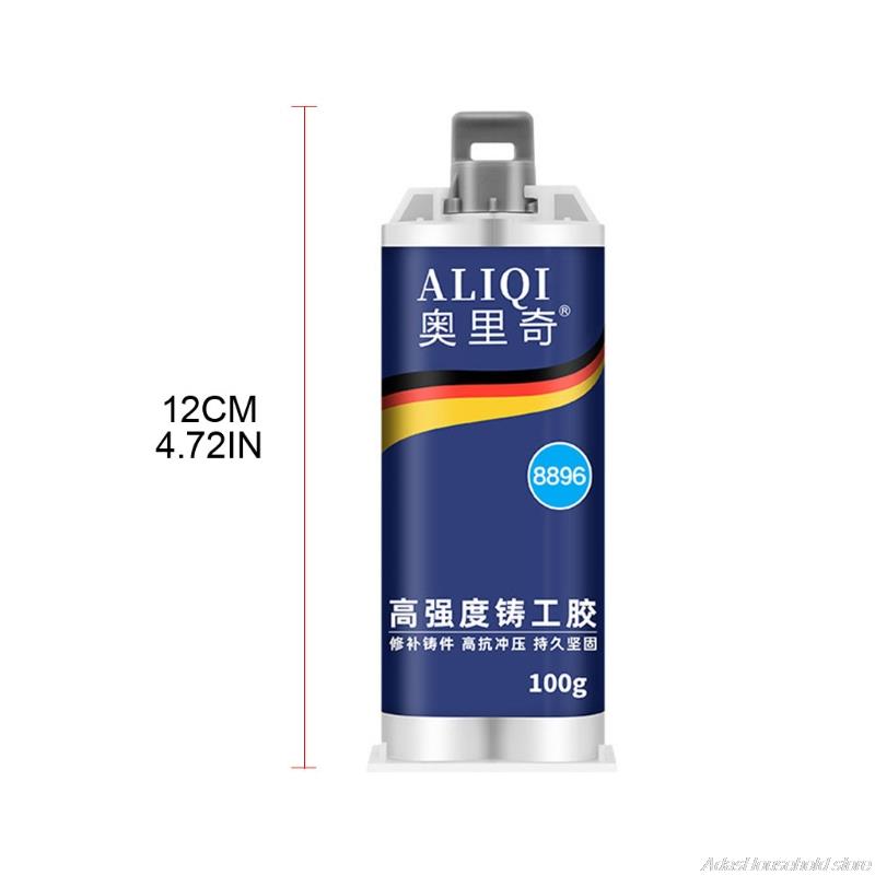 Pegamento de reparación de Metal resistente al calor Industrial, pasta de reparación de Metal de soldadura en frío, adhesivo estructural acrílico de doble potencia,