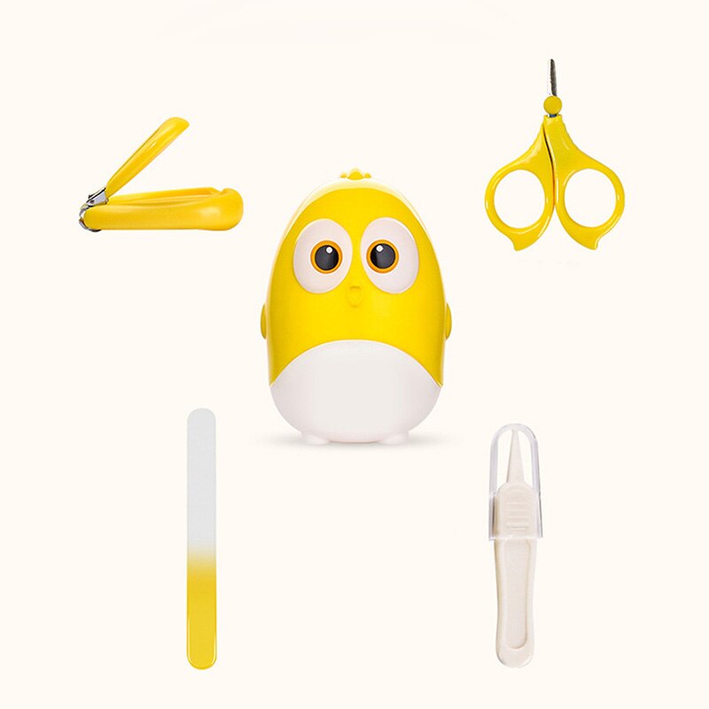 Cortauñas de dibujos animados para bebé recién nacido, recortador, juego de cuidado de uñas, kit de higiene para bebé, tijeras para recién nacidos, cortador de uñas para niños