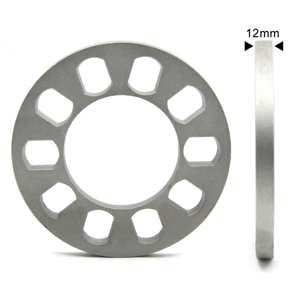 TIROL T12853a Universal rueda Spacer 5 agujero 12mm de espesor de la rueda de aluminio adaptador de 5 5X114.3 5X120 5X120.7 5X127