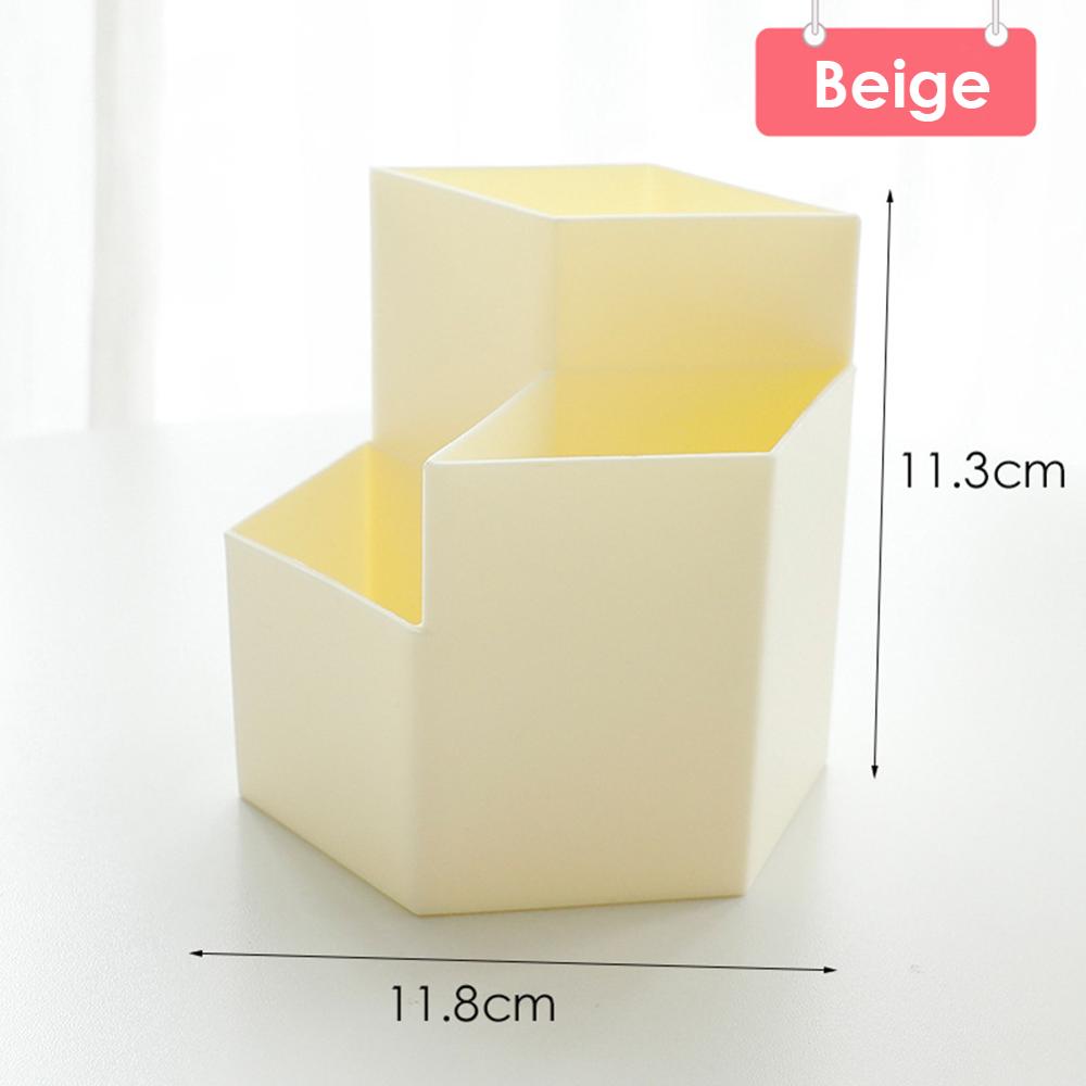 Organizer na kosmetyki, lakier robić paznokci, przybory robić makijażu, stojak na długopisy, 3 kratki, etui na pędzle robić biżuterii, organizer na biurko: 02