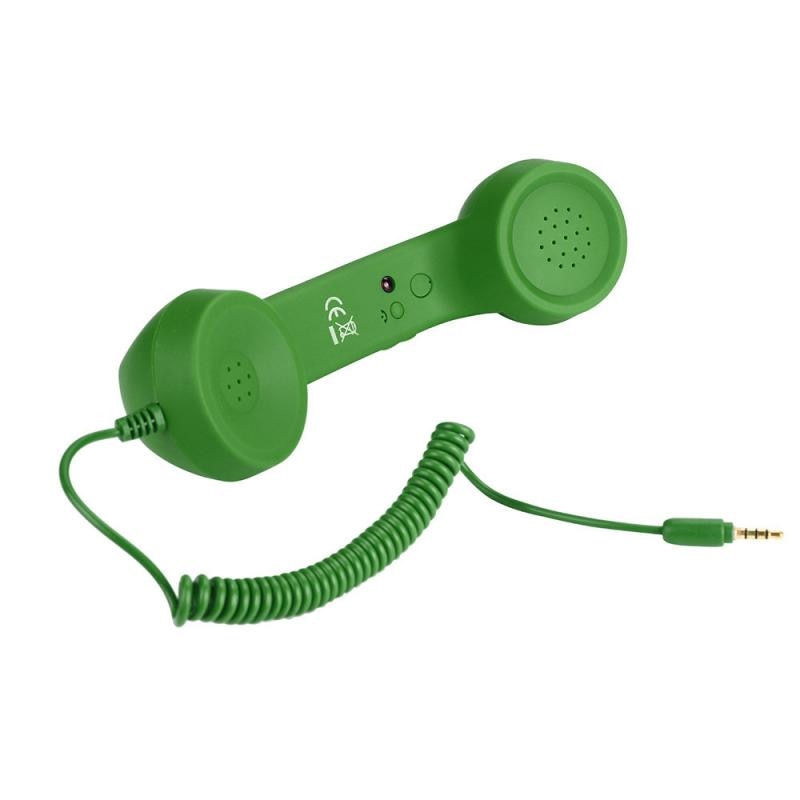 Casque filaire écouteur classique rétro 3.5mm confort téléphone combiné universel pour iPhone/Android téléphone