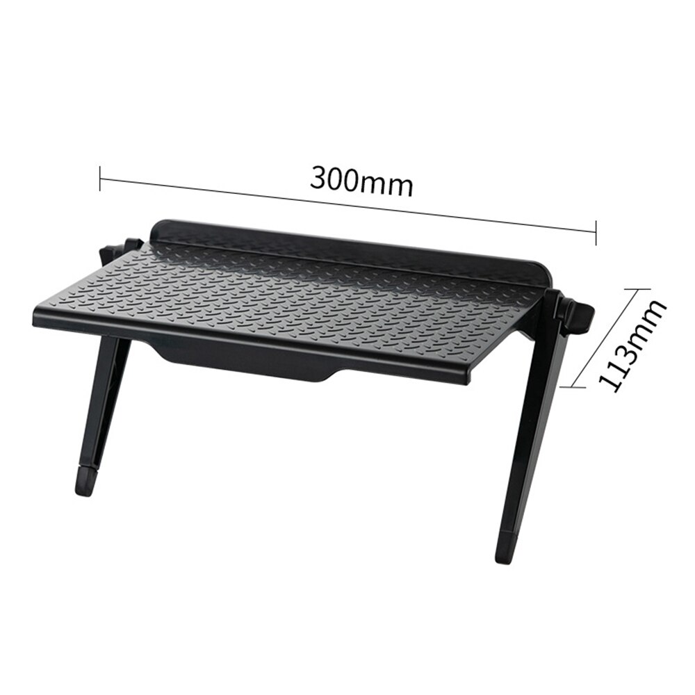 Verstelbare Scherm Top Plank Display Plank Computer Monitor Tv Opslag Plank Desktop Stand Tv Rack Voor Home Office: black M