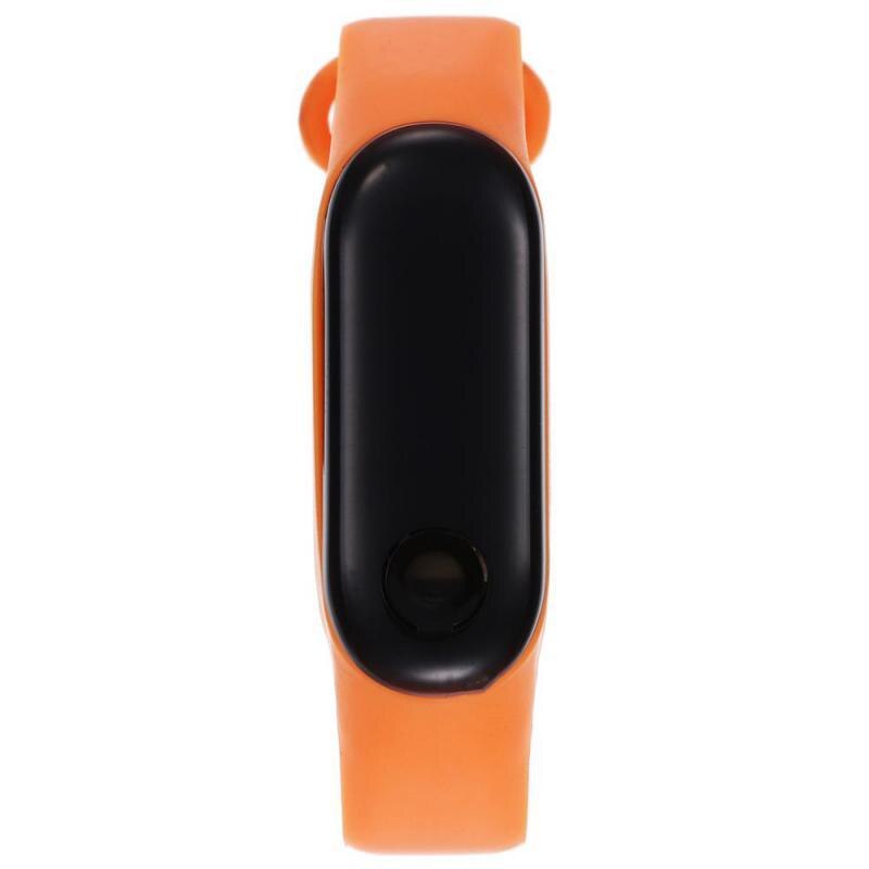 Miqiao sportsur til børn børn led digitalt ur ultralet silikonerem teen dreng pige armbåndsur unisex  w184: Orange