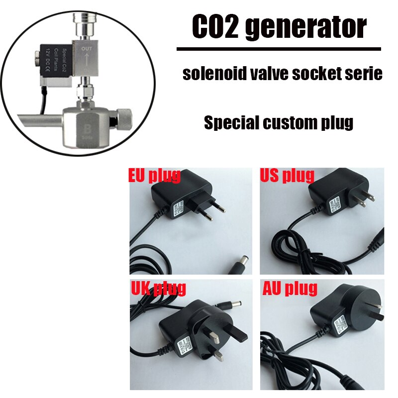 CO2 Generator Diy System Kit CO2 Generator, Bubble Counter Diffuser With Solenoid Valve,For Aquatic Aquarium Plant Growth