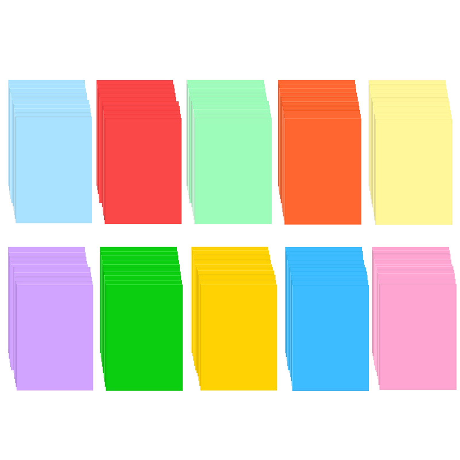 A4 100 Sheets Color Copy Paper 210x297mm/8.3x11.7in Printer Paper 70GSM for Copy Printing Writing Crafts and Paper Folding