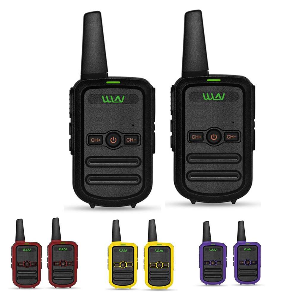 2pcs WLN KD-C52 MINI Handheld Transceiver KD C52 Two Way Radio Ham Radio Station Walkie Talkie for Kids Children