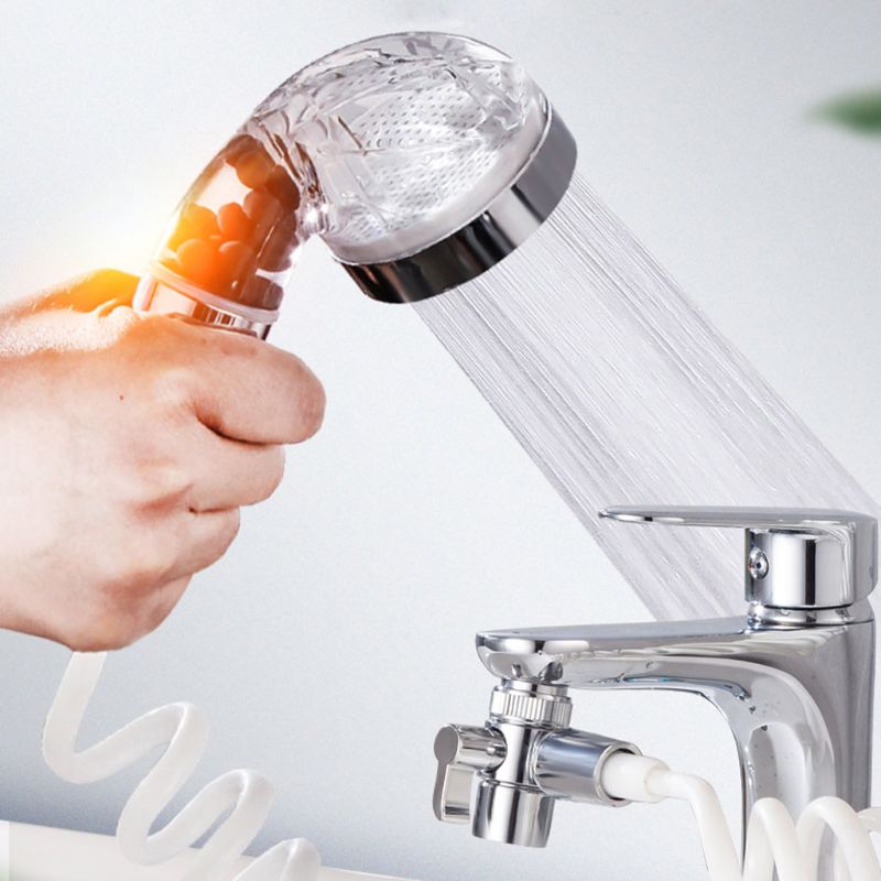 Bathroom Wash Face Basin Water Tap External Faucet Shower Flexible Nozzle Handheld Sprinkler Kit Home Accessory