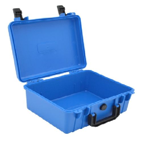 Draagbare Plastic Box Multifunctionele Koffer Multifunctionele Bescherming Opslag Tool Hardware Apparatuur Veiligheid Toolbox: blue empty