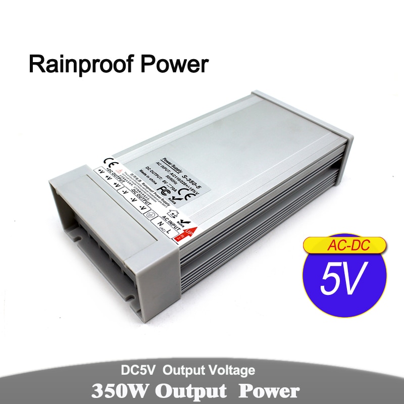 DC 12V 24V 36V 48V 5V 300W 350W Regendicht Verlichting Transformers AC DC12V DC24V DC5V Outdoor Voeding Voor LED Strip USB Licht