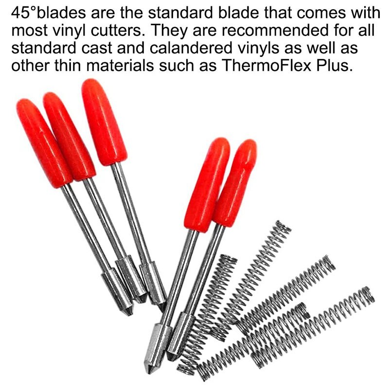 30 / 45 / 60 Degree Engraving Knives for Cb09 Cb09U Graphtec Vinyl Cutter Plotter Cutting Blades 90Pcs