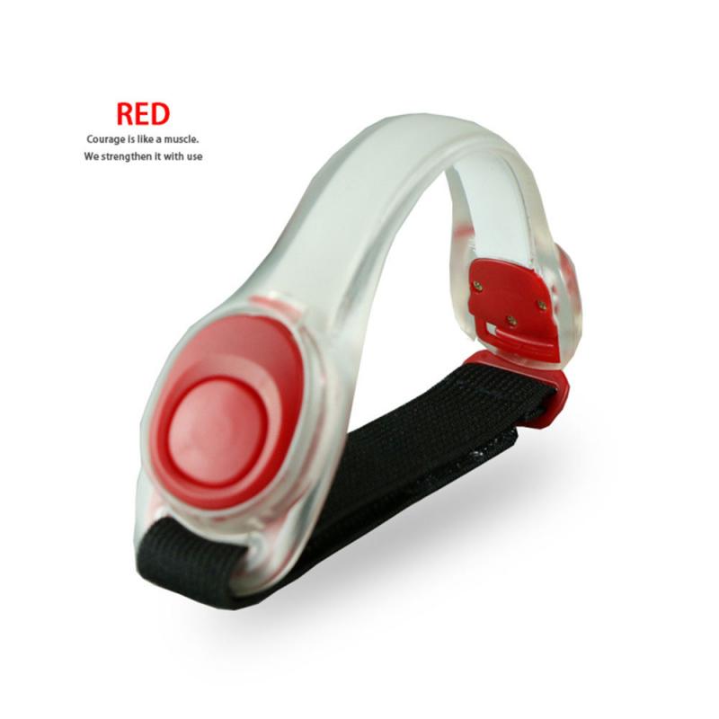 1PC LED Reflective Light Arm Armband Strap Safety Belt For Night Sports Running Cycling Hand Strap Wristband Wrist Bracelets: Silver