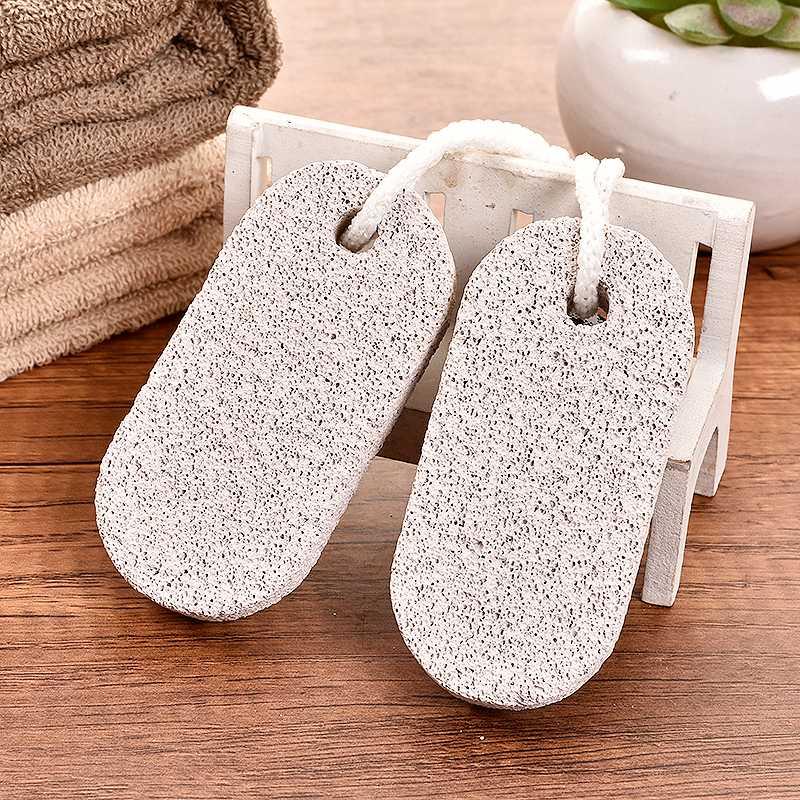 Pumice Stone Exfoliating Foot Rub Feet Comfortable Itchy Skin Gentle Pedicure Tool Bath Brushes, Sponges Bathroom Accessories
