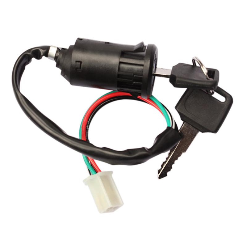 Llave Universal para interruptor de encendido de motocicleta, con cable para ATV, accesorios para Moto, interruptor de arranque, cerraduras de puerta