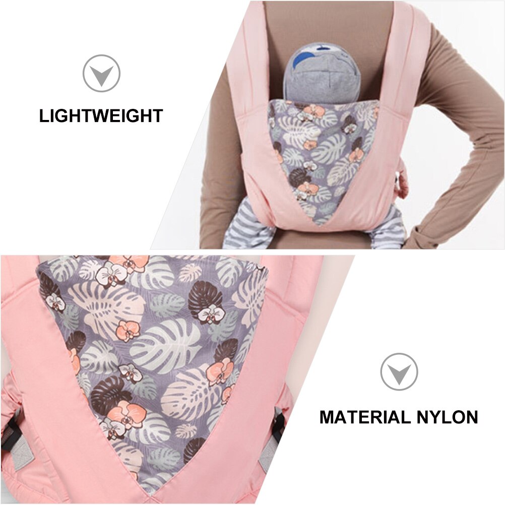 1Pc Baby Carrier Double Shoulder Infant Sling Hip Seat Double-Shoulder Sling