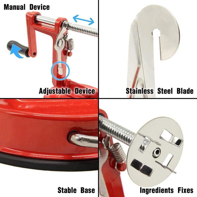 Twisted Potato Spiral Slicer Cutter Stainless Steel Potato Manual Cutter Spiral Chips Cutting Machine French Fry Vegetable Cut