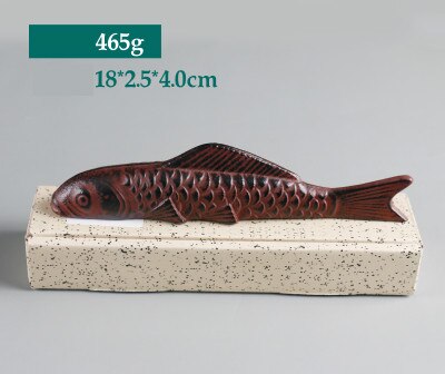 Mooie Paperweights Gietijzeren Brush Pen Rest Kleurrijke Metalen Papier Gewicht Chinese Kalligrafie Leuke Karper Paperweights: E