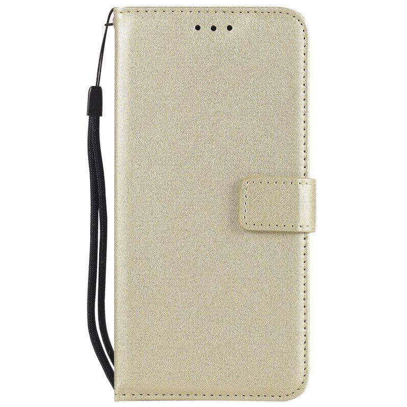 Funda para teléfono móvil Nokia 5, carcasa para Nokia 5 TA-1053 TA-1044, 3, 5, 6, 8, 9 TA-1032, Cuero clásico, billetera: for Nokia 5 / Oro