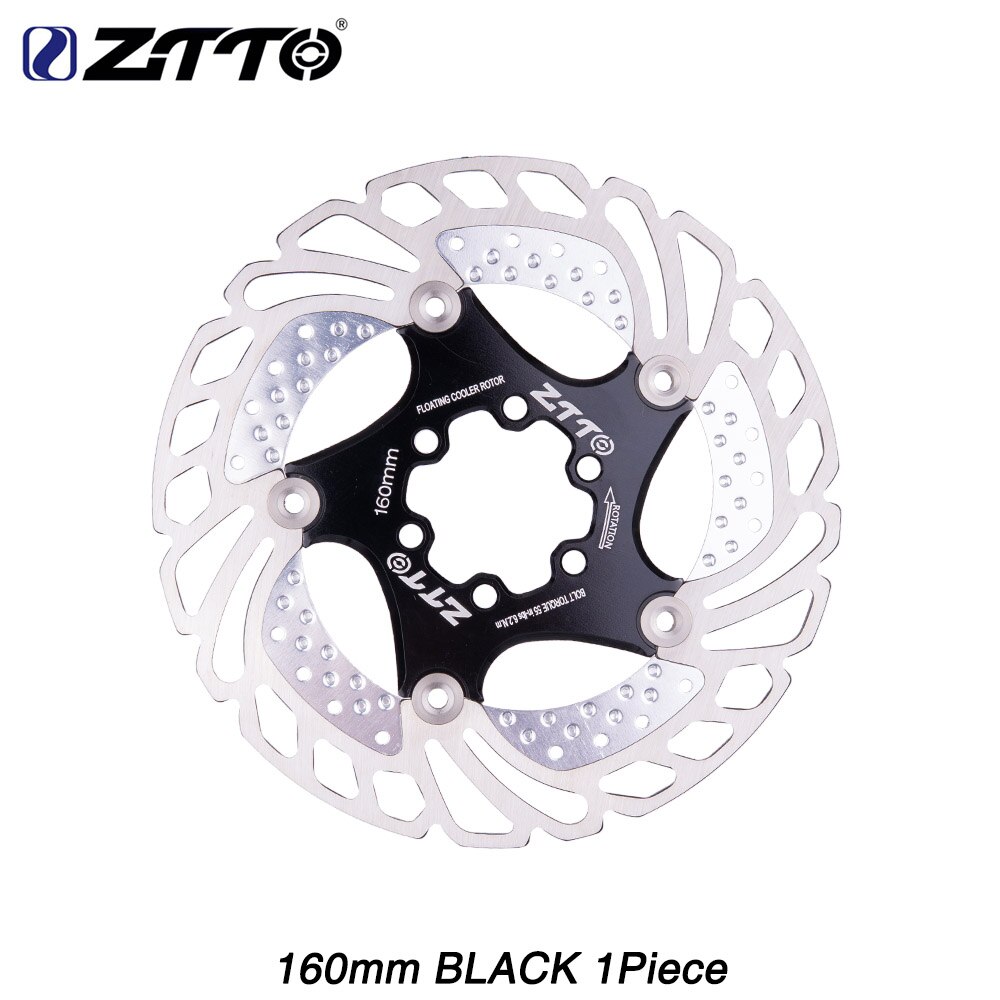 ZTTO-Rotor flotante para frenos de bicicleta, disco de refrigeración y enfriamiento, 203mm, 180mm, 160mm