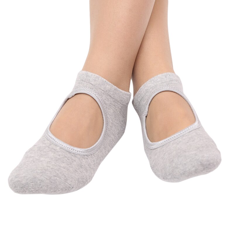 Sportsockor andas bomullsblandade yogasockor för balle dance fitness sportkläder tillbehör korta båtstrumpor