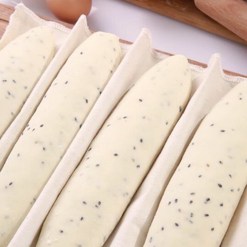 Trapo para fermentación de lino, sartenes para masa, barra de pan, trapo de lino, alfombrilla para hornear, utensilios de cocina para repostería