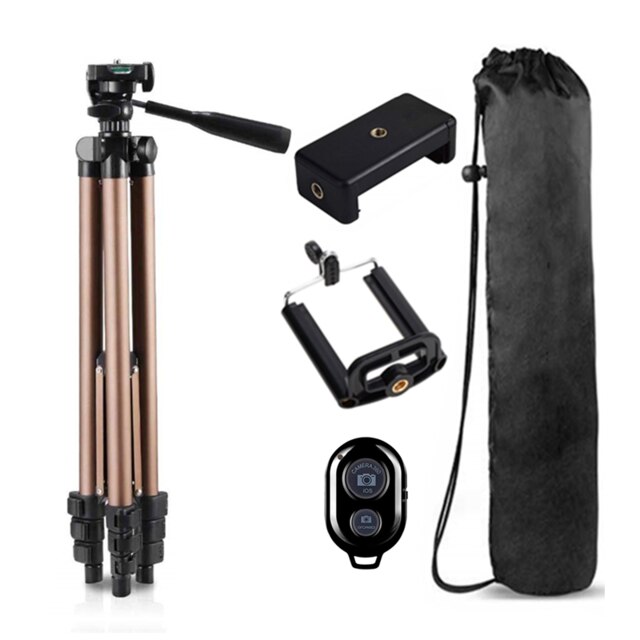 Stativ Für Handy, Mobiltelefon Stativ Für Kamera Selfie Stock Mit Stativ Für Telefon Für Handy, Mobiltelefon Mit Licht Bluetooth Fernauslöser: stativ mit fernbedienung