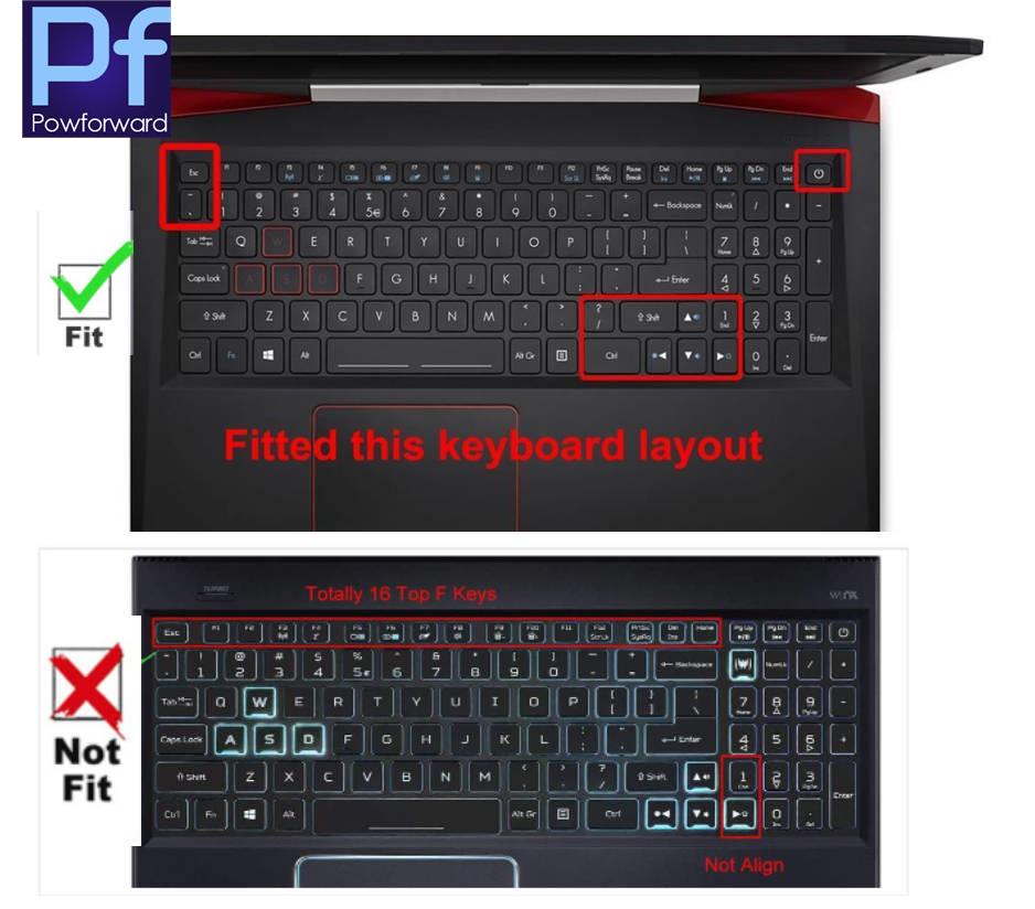 Laptop Keyboard Cover Protector for Acer Aspire V 17 Gaming VN7 793G VX 15 VX5 591G V15 VN7-593G Predator Helios 300 AN515