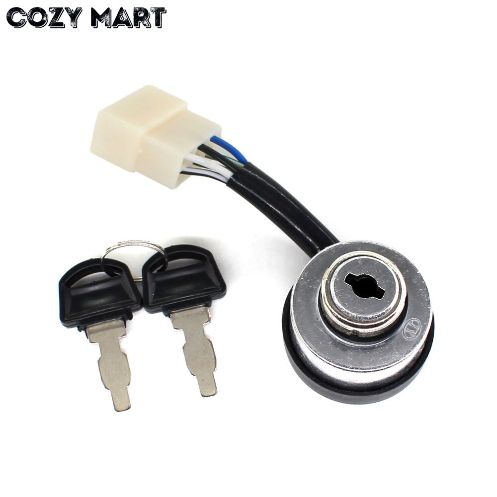 6 Wire On Off Start Ignition Key Switch For DuroMax XP4400E XP4400EH XP8500E XP10000E Gas Generator On Off Stop Switch